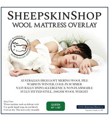 Wool Mattress Pad - Queen (60