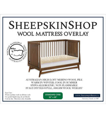 Wool Mattress Pad - Standard Crib (53