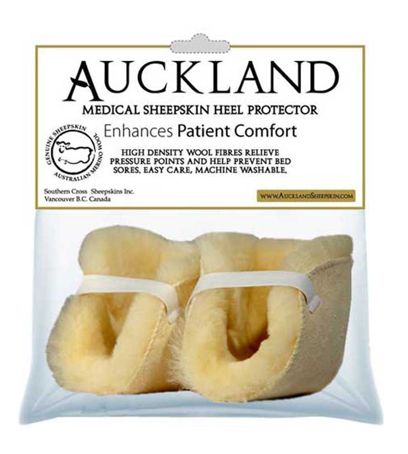 Medical-Grade Sheepskin Heel Pad Protectors | SheepskinShop.ca