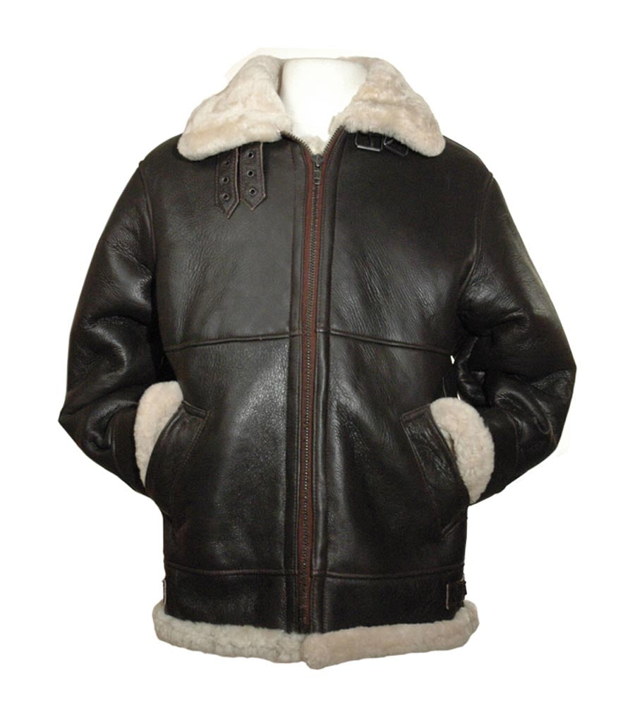 Sheepskin Shearling Jacket | Womens Brown Leather Jackets